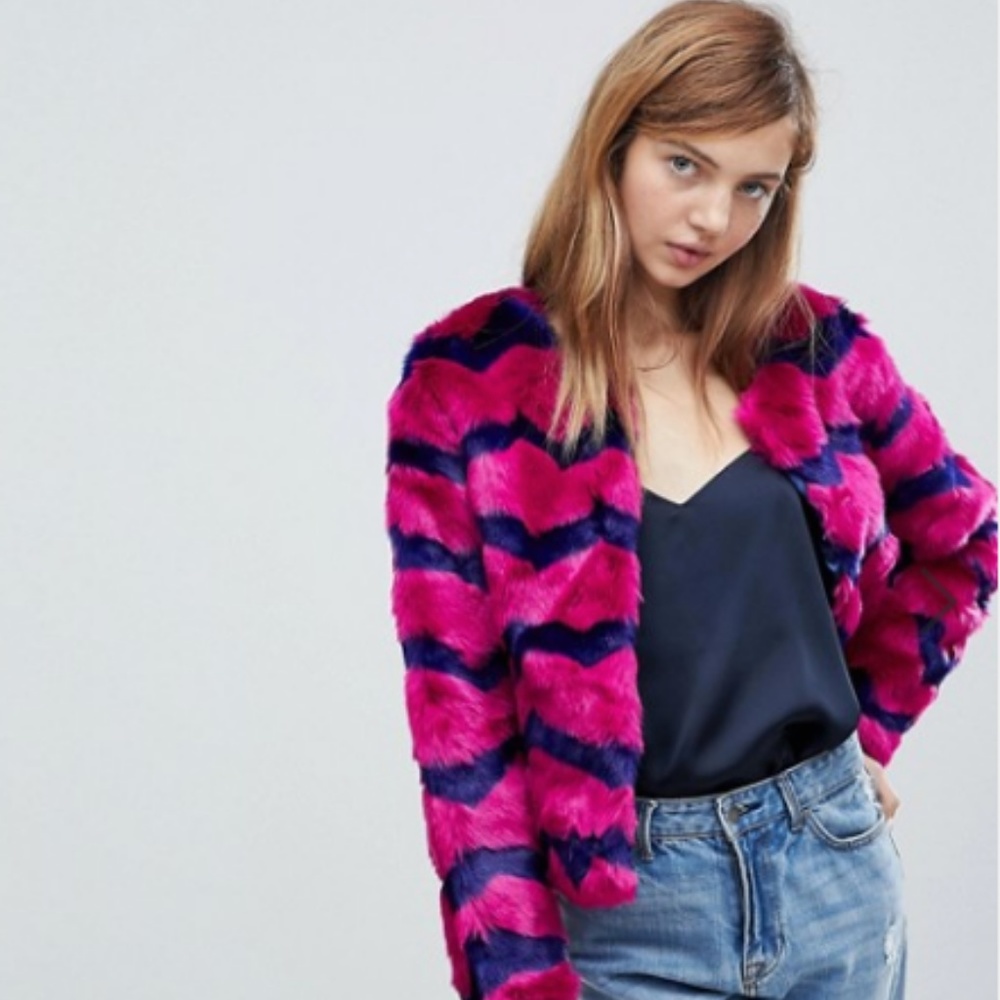 Unreal Fur Abracadabra Faux Fur Jacket